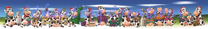 Christmas Cows